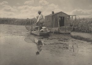 Das Zuhause eines Aal-Fängers, 1886