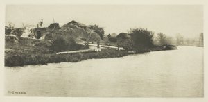 Ziegelwerk am Fluss Bure (Norfolk) von Peter Henry Emerson