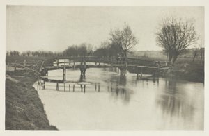 Fußgängerbrücke bei Kastanie