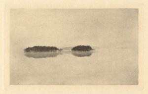 Die einsame Lagune, vor oder um 1895 von Peter Henry Emerson