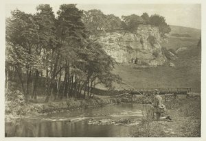 Wolfscote-Brücke und Franklyn-Felsen, Beresford Dale
