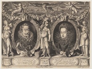 Kaiser Matthias und Kaiserin Anna von Peter Isselburg