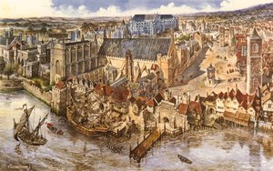 Vogelperspektive von Westminster von Peter Jackson