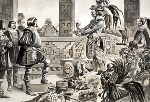 Hernando Cortes in Mexiko