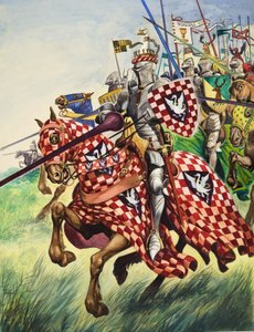 Ritter stürmen in die Schlacht von Peter Jackson