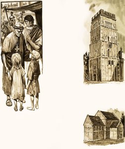 Mönch und Kirche von Peter Jackson