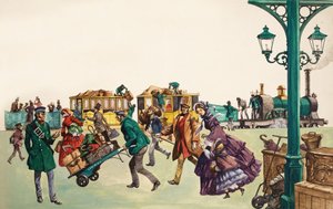 Es war einmal... ein Bahnhof vor hundert Jahren