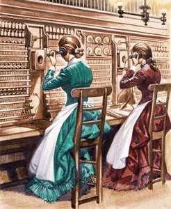 Es war einmal... Kommunikation vor hundert Jahren. Die Londoner Telefonzentrale