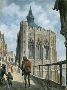 Rekonstruktion der Kapelle von St. Thomas auf der alten London Bridge von Peter Jackson