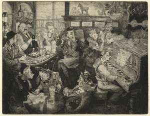 Szene in einem Wirtshaus von Peter Jackson