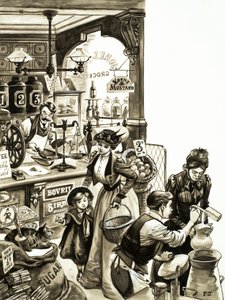 Einkaufen in der Edwardianischen Zeit von Peter Jackson