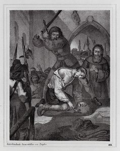 Hinrichtung des Grafen von Reinstein-Tattenbach von Peter Johann Nepomuk Geiger