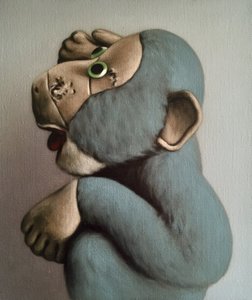 Weicher Blauer Affe