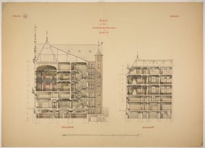 Rathskeller Neubau, Halle (Saale), Sachsen-Anhalt, Deutschland, zwei Abschnitte von Peter Joseph Weber
