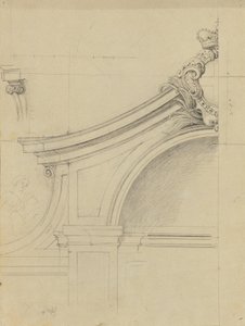 Brunnenanlage im Pfirsichgarten des Oberen Belvederes (Detail)