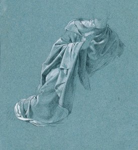 Gewandstudie zu "Arindal und Daura" von Peter Krafft