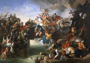Zrínyis Angriff aus der Festung Szigetvár