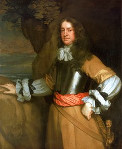 Flaggenträger von Lowestoft: Vizeadmiral Sir William Berkeley (1639-66) von Peter Lely