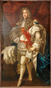 Porträt von König James II., Ganzfigur, in Garter-Roben von Peter Lely