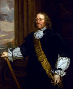 Porträt von Vizeadmiral Sir Joseph Jordan (1603-1685), Flaggenträger von Lowestoft, bezüglich der Schlacht von Lowestoft (England)