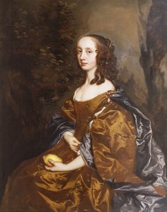 Porträt einer Dame, möglicherweise Elizabeth Wharton von Peter Lely