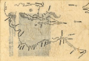 Karte der Karibik von Peter Martyr d