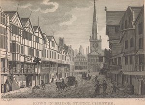 Reihen in der Bridge Street, Chester; Seite 64 (Band Eins)