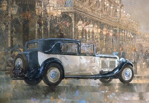 Weihnachtslichter und 8-Liter-Bentley
