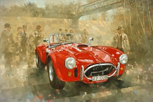 Cobra in Brooklands von Peter Miller