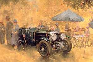 Gartenparty mit dem Bentley von Peter Miller