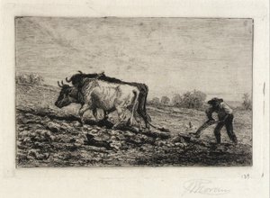 (Frühling) von Peter Moran
