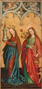 Die Heiligen Barbara und Dorothea