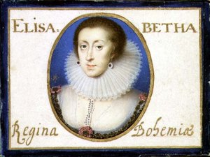 Porträt von Elizabeth, Königin von Böhmen von Peter Oliver