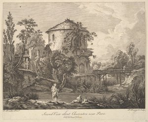 Zweite Ansicht von Charenton bei Paris von Peter Paul Benazech