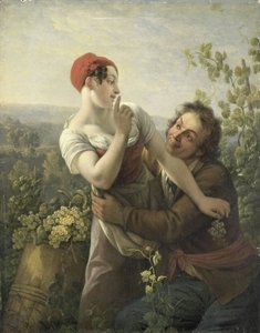 Der leidenschaftliche Traubenpflücker von Peter Paul Joseph Noel