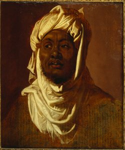 Ein Afrikaner mit Turban - eine Skizze von Peter Paul Rubens