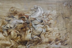 Eine Löwenjagd, ca. 1614-15 von Peter Paul Rubens
