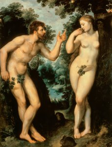 Adam und Eva unter dem Baum der Erkenntnis von Peter Paul Rubens
