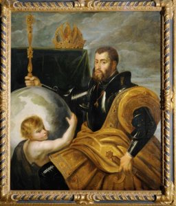 Allegorie auf Kaiser Karl V. als Weltherrscher