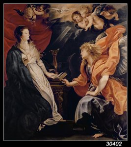 Verkündigung, 1609 von Peter Paul Rubens