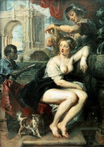 Bathseba am Brunnen, ca. 1635 von Peter Paul Rubens