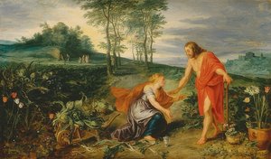 Christus erscheint Maria Magdalena am Ostermorgen (Noli me tangere) von Peter Paul Rubens