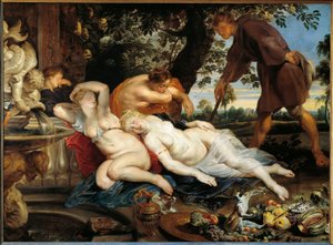 Cimon und Iphigenie (Öl auf Leinwand, ca. 1617)