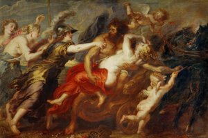 Der Raub der Proserpina von Peter Paul Rubens