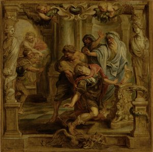 Der Tod von Achilles von Peter Paul Rubens