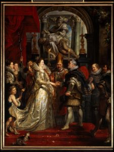 Die Vermählung der Prinzessin Maria von Medici per procurationem mit König Heinrich IV