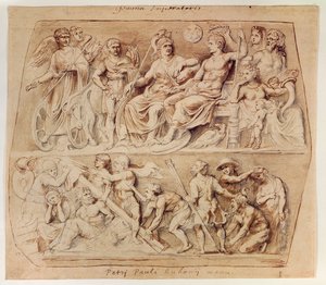 Zeichnung der Gemma Augustea von Peter Paul Rubens