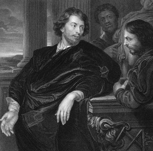 Graviertes Selbstporträt von Sir Peter Paul Rubens (1577 - 1640) von Peter Paul Rubens