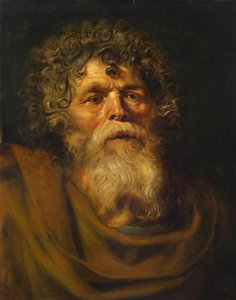 Kopf eines alten Mannes, Studie für 