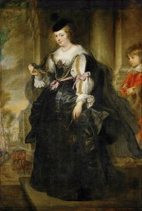 Helene Fourment mit Kutsche von Peter Paul Rubens